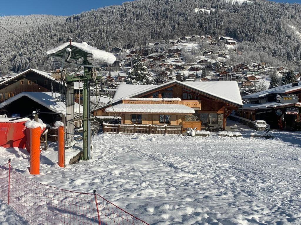 Apartment In Morzine - Ski In - Sleeps 6 Eksteriør billede